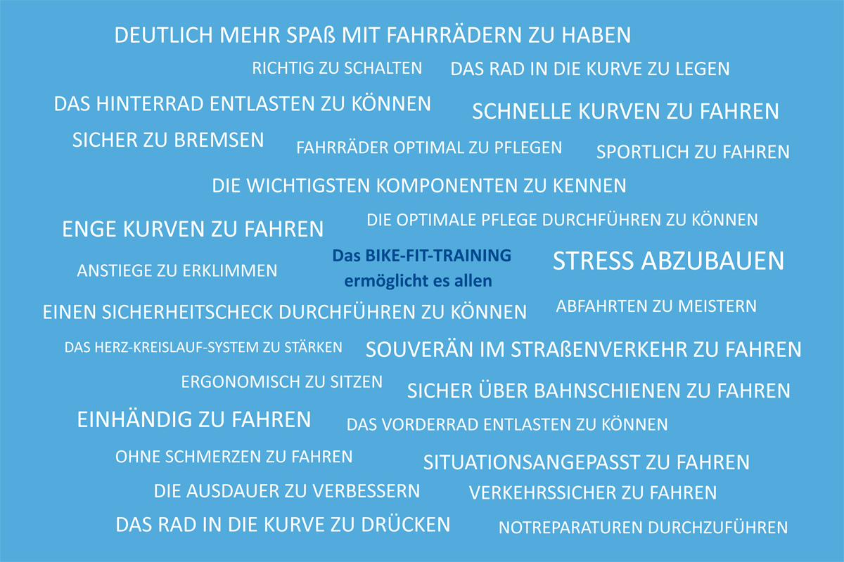 Better Cycling Berlin BIKE FIT Trainingsinhalte