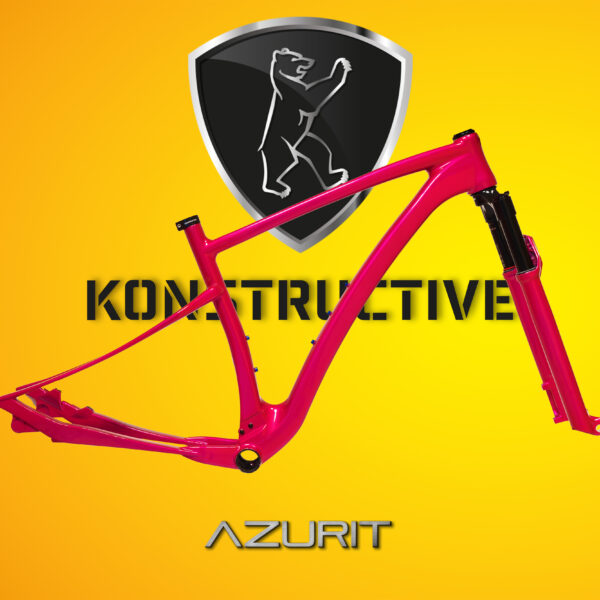Konstructive Cycles Berlin AZURIT Mountain Bike Carbon Frame Berlin Germany Revolution Sports Design Pink scaled